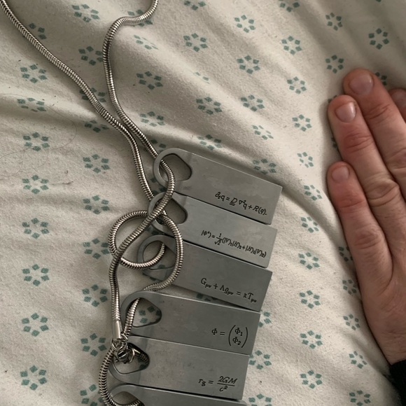 Hideo Kojima, death stranding official chairidium necklace with equations - Picture 6 of 8